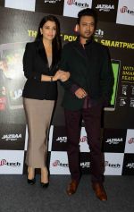 Aishwarya Rai Bachchan, Irrfan Khan at Jazbaa Film Press Conference & Jazbaa Mobile Launch in Hotel Taj Place, new Delhi on 5th Oct 2015